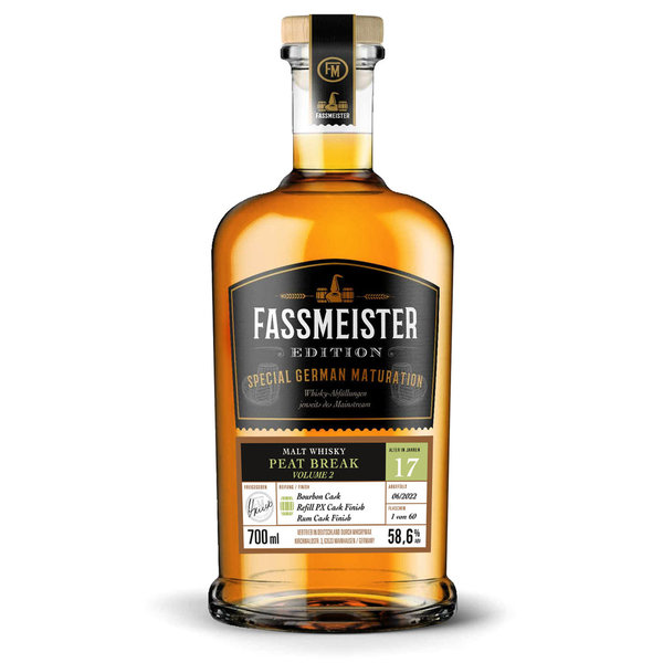 Fassmeister PEAT BREAK Volume 2, Malt Whisky, 17 Y, 58,6%, 0,7l