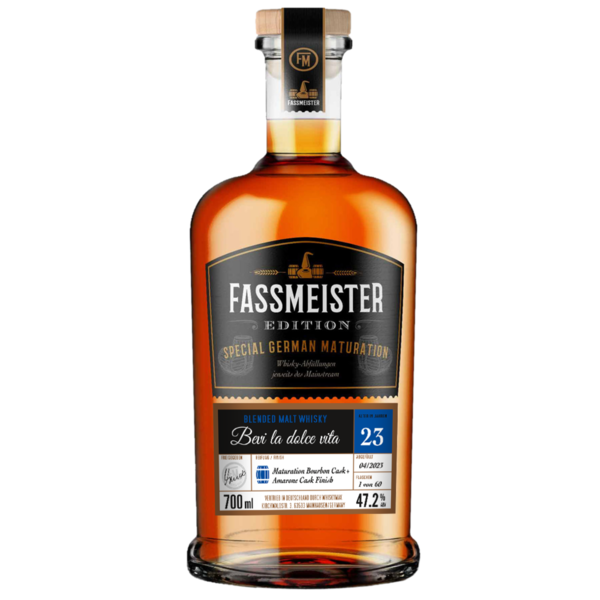 Fassmeister Bevi la dolce vita, Blended Malt Whisky, 47,2%, 23 Jahre, 0,7l