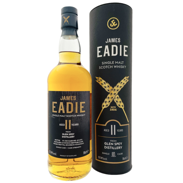 James Eadie - Glen Spey 11 Jahre  1st Fill Bourbon 57,4%, 0,7l