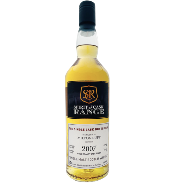 Spirit & Cask Range -   Miltonduff 2007 Apple Brandy Cask Finish 56%, 0,7l